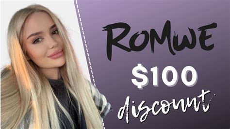 romwe discount code